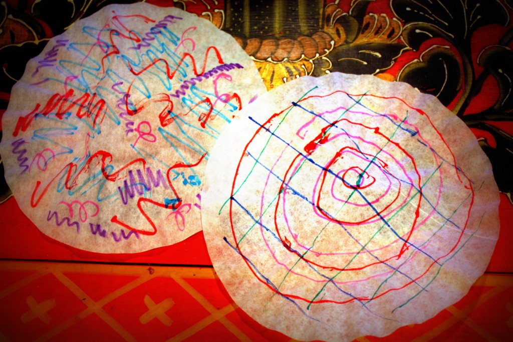 Colored Coffee Filters Butterfly