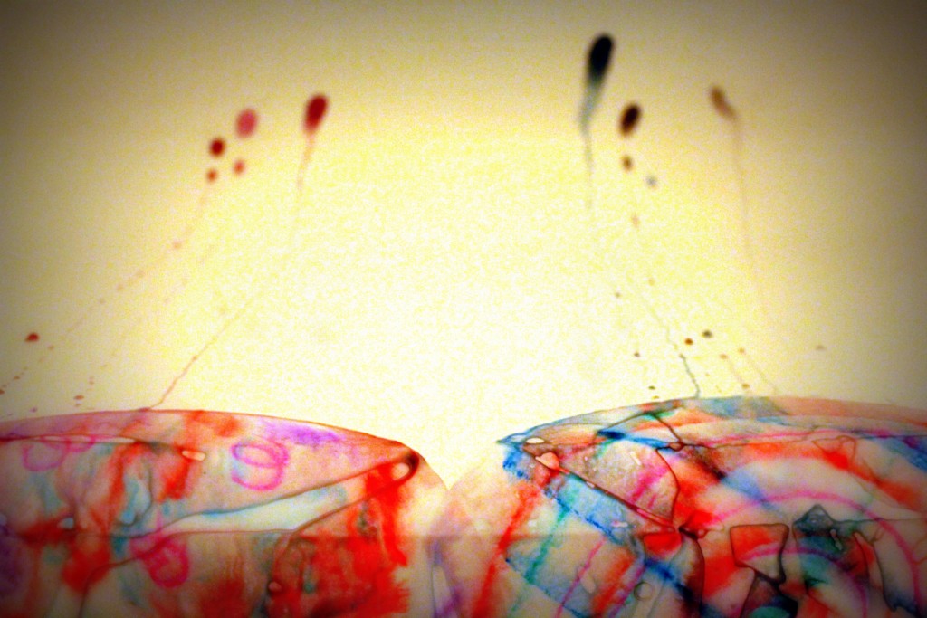 Butterfly Dripping Colors