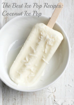 The Best Ice Pop Recipes: Coconut Ice Pop